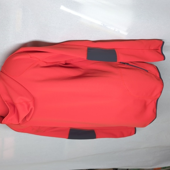 Avalanche 1/4 zip orange hooded waffle shirt - Picture 6 of 8